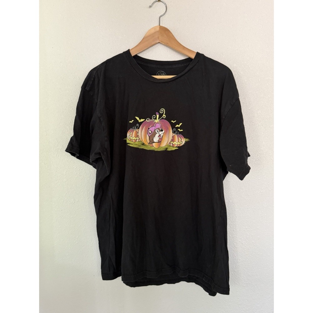 Buc-ees Halloween Haunted House Black Shirt "If You've Got It Haunt It" Size XL